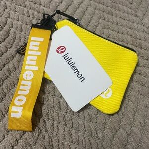 Lululemon Bright Yellow Pouch with Strap
